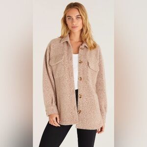 Z Supply Tucker Shacket - Latte - Small